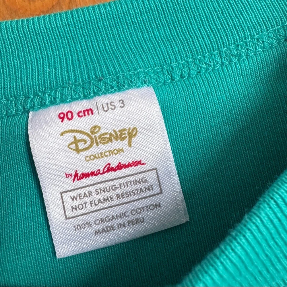 Hanna Andersson Disney little mermaid pajamas size 3